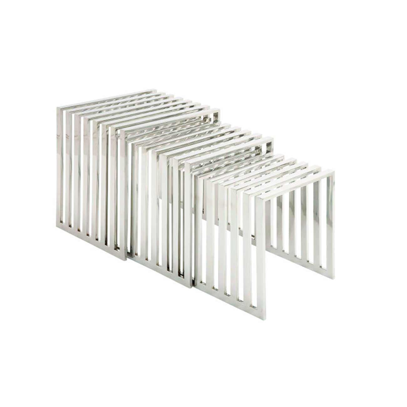 Mesa tipo nido set de 3 piezas