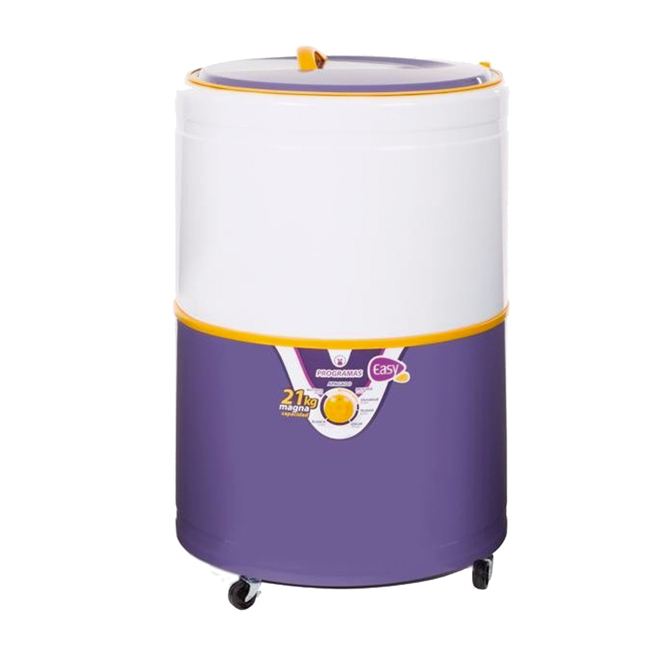 Lavadora easy 21 kgs manual morada.