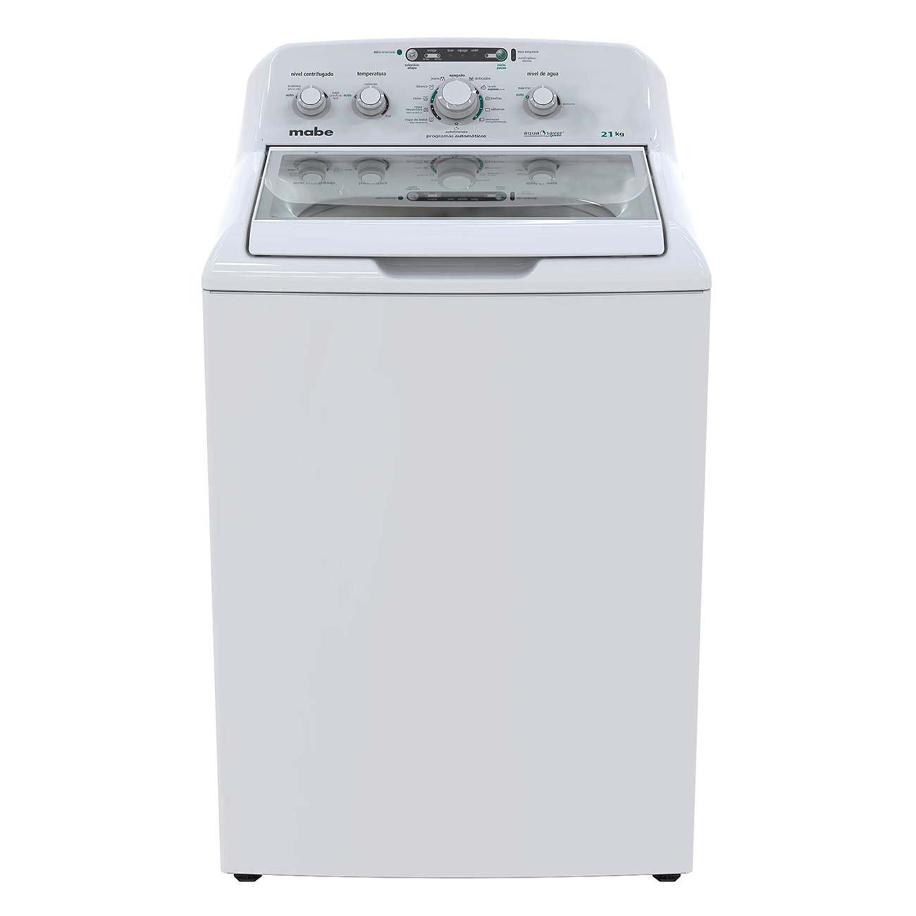 Lavadora mabe 21 kgs automatica blanca