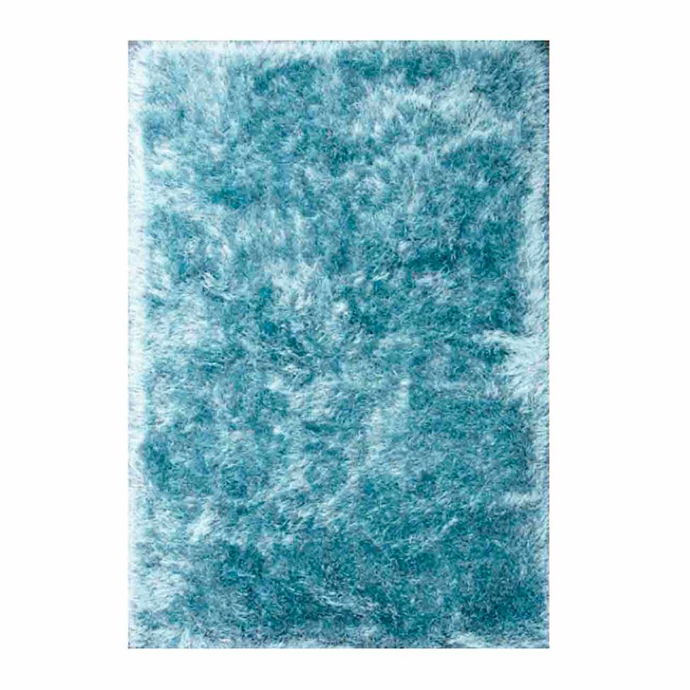 TAPETE GRIS/TURQUESA 2.43 M  X 3.0 M