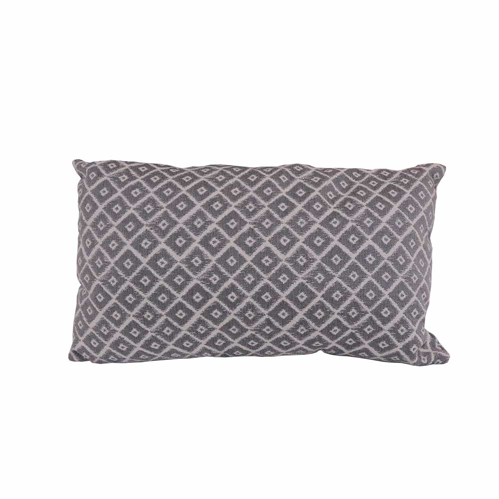 COJIN DECORATIVO RIÑONERA KE ZI TAMAÑO: 55x30 COLOR: GRIS