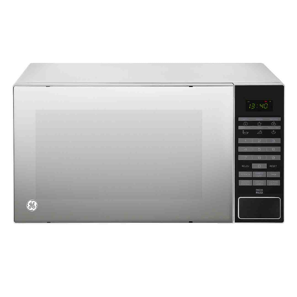 Horno de microondas ge 1.4 p3 blanco espejo