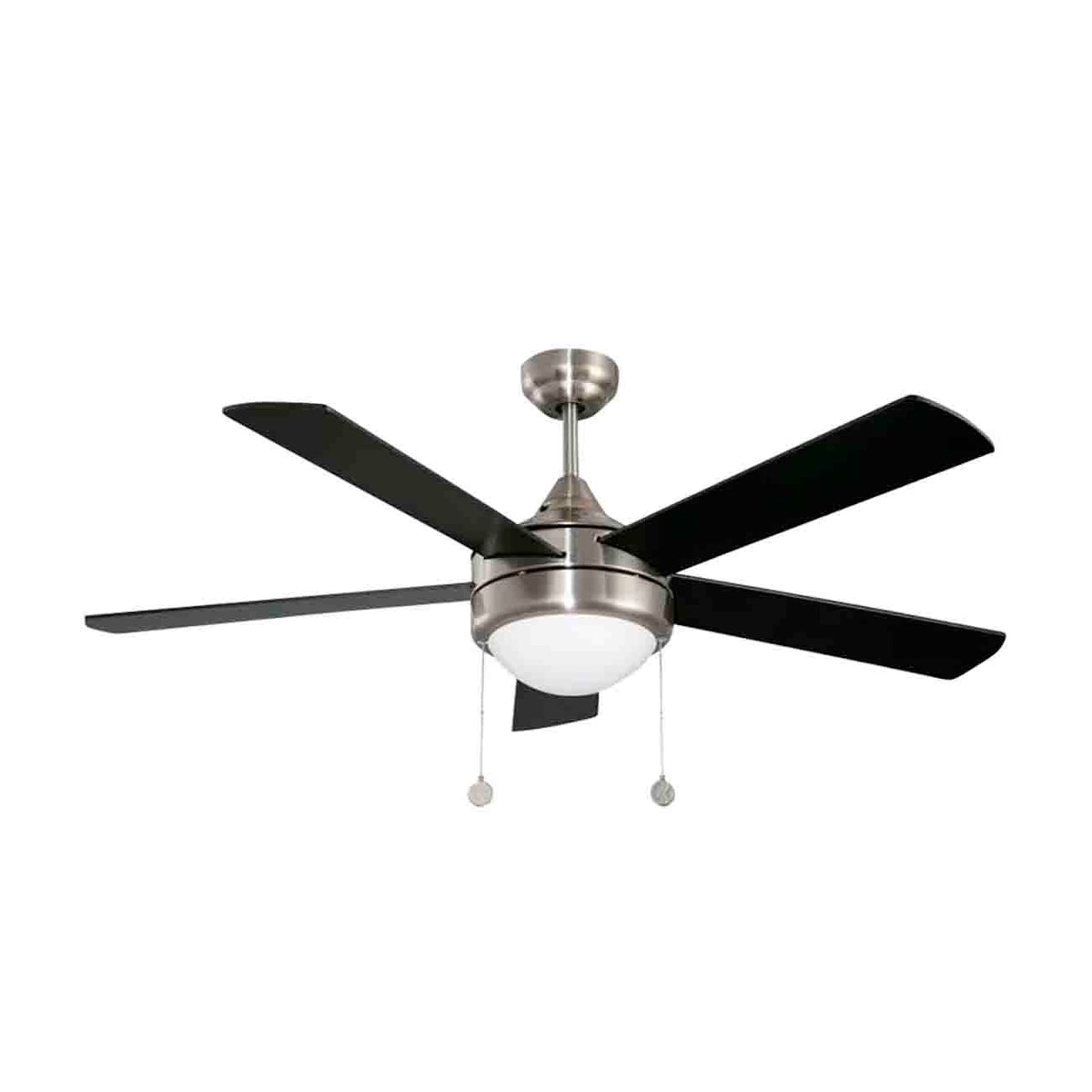 Ventilador de techo de 52" 5 aspas  con 1 luz color de aspa chocolate