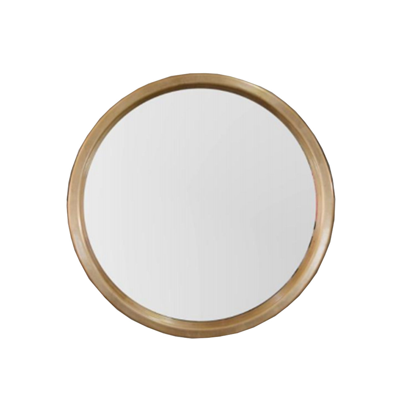 Espejo circulo dorado