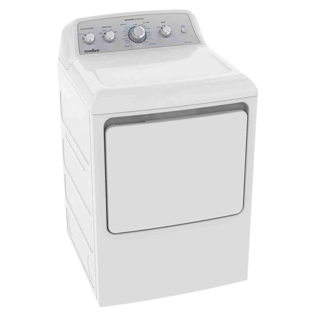 Secadora mabe 22 kg gas blanca
