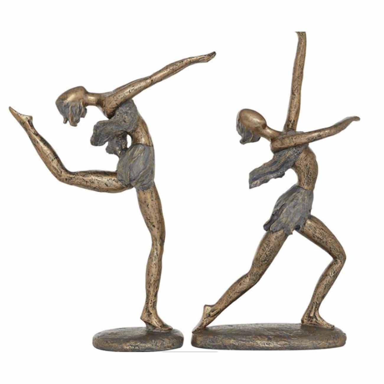 ESCULTURA SET DE 2 BAILARINAS