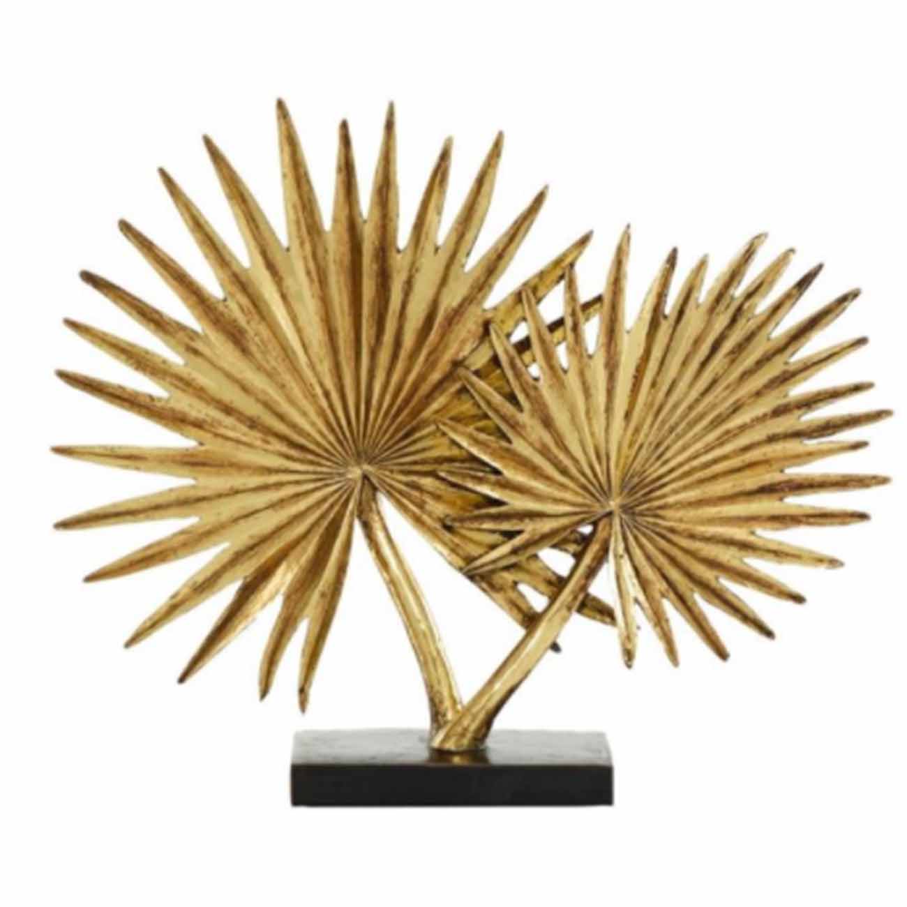 ESCULTURA HOJA EN BASE