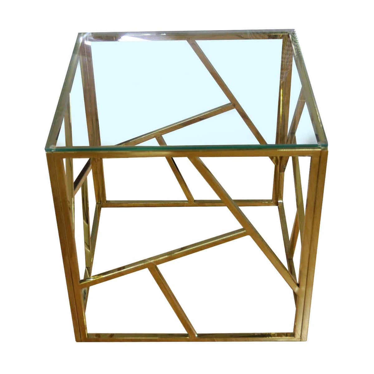 Mesa lateral Roco con cristal