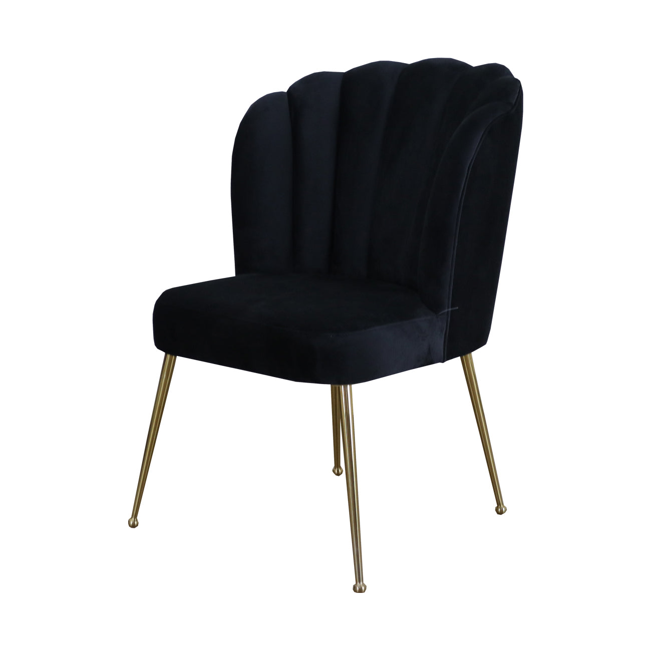 Silla Grecia de tela color negro