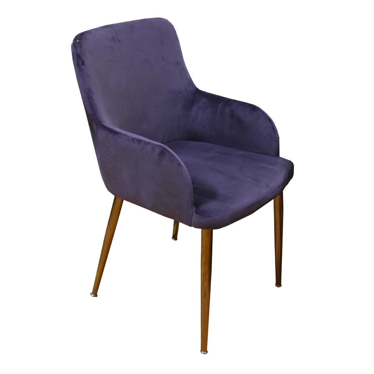 Silla Regina de tela color gris
