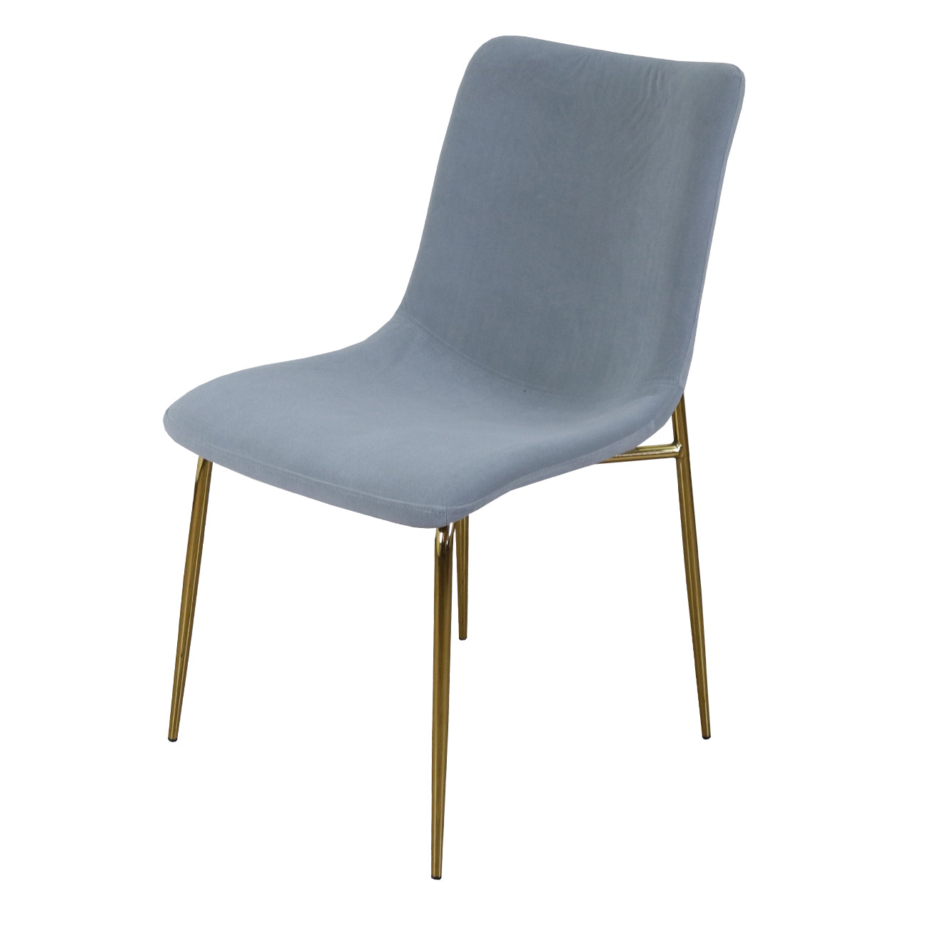 Silla Nolan tapizada en color gris