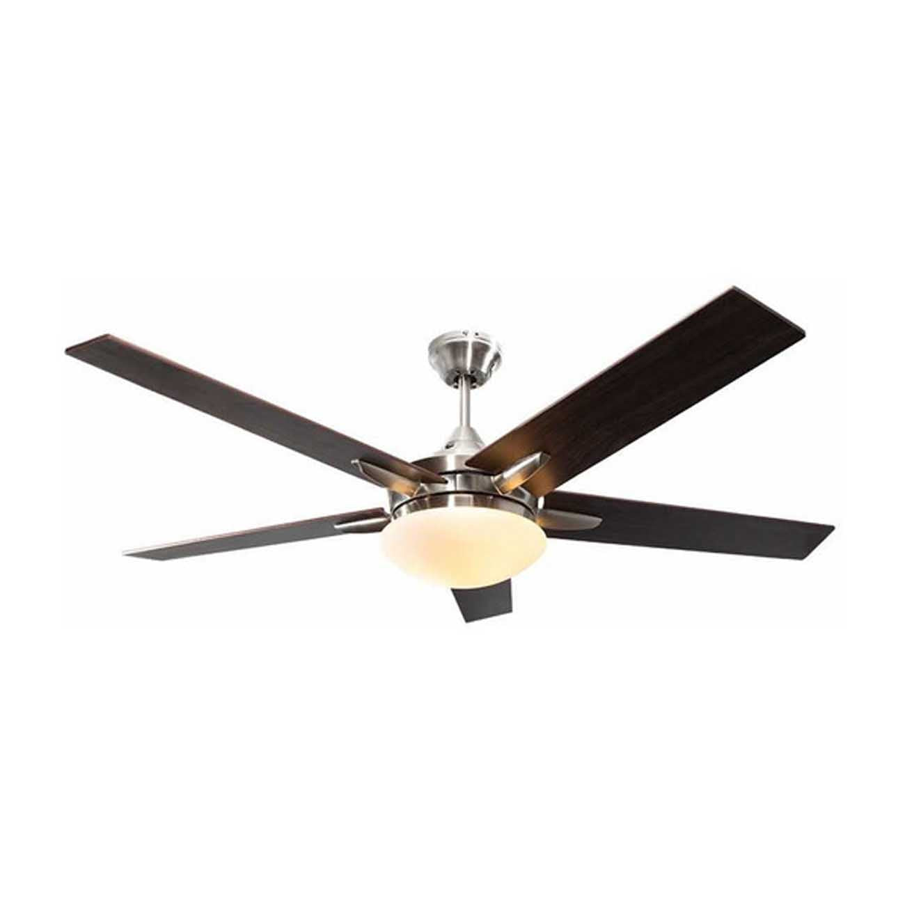 Ventilador 52"   5 aspas con luz