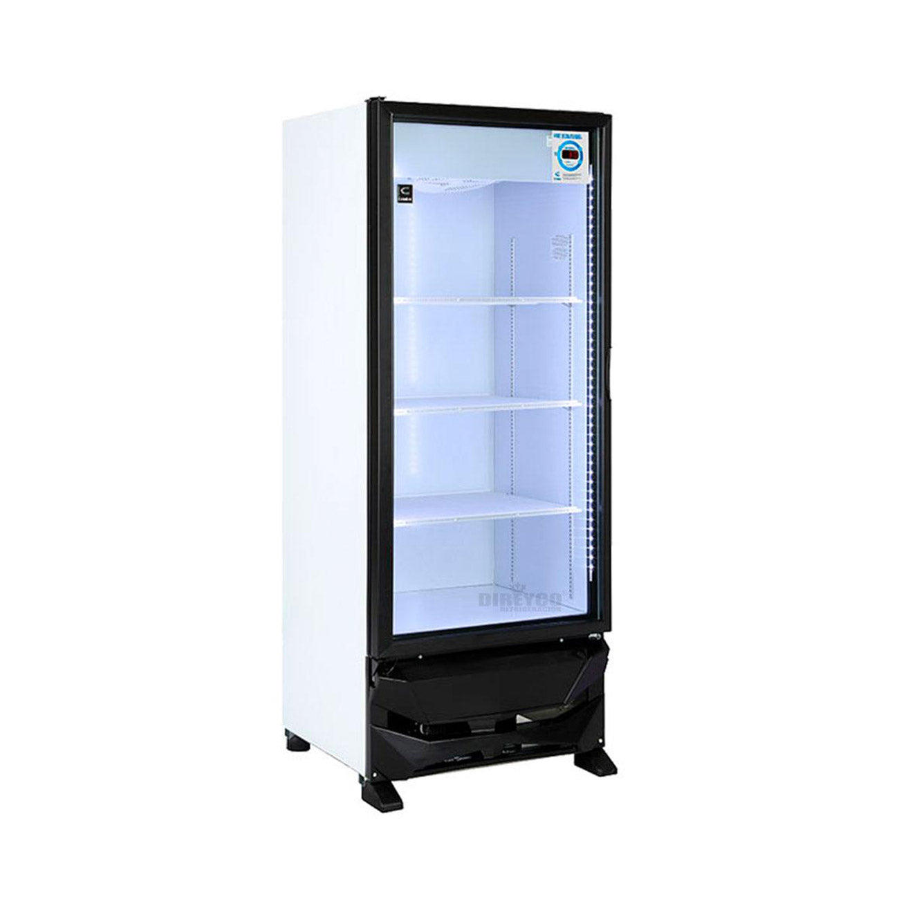 Refrigerador criotec 17 p3 puerta de cristal vertical