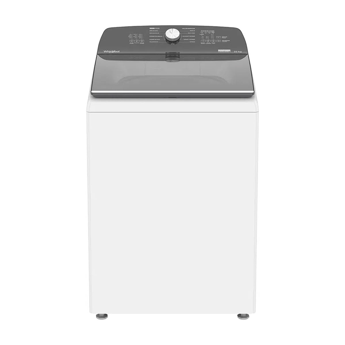 Lavadora whirlpool 22 kgs automatica blanca