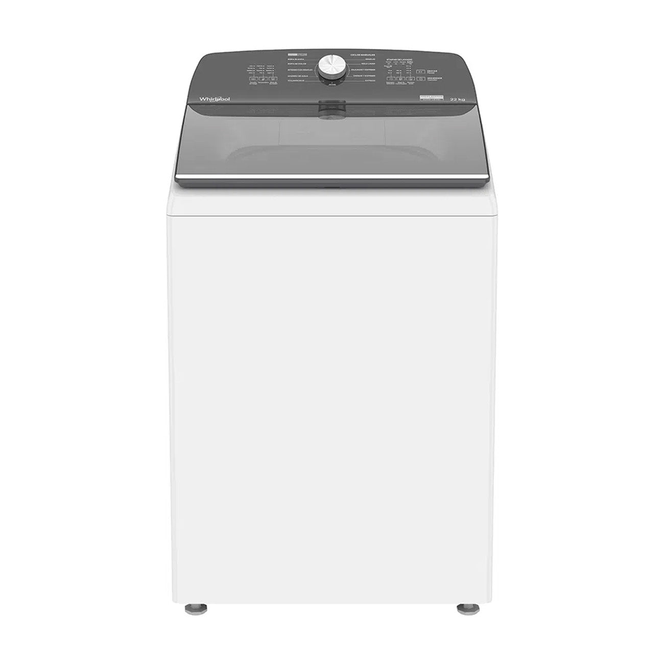 Lavadora whirlpool 22 kgs automatica blanca