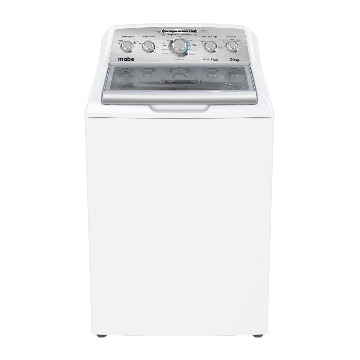 Lavadora mabe 20 kgs automática blanco