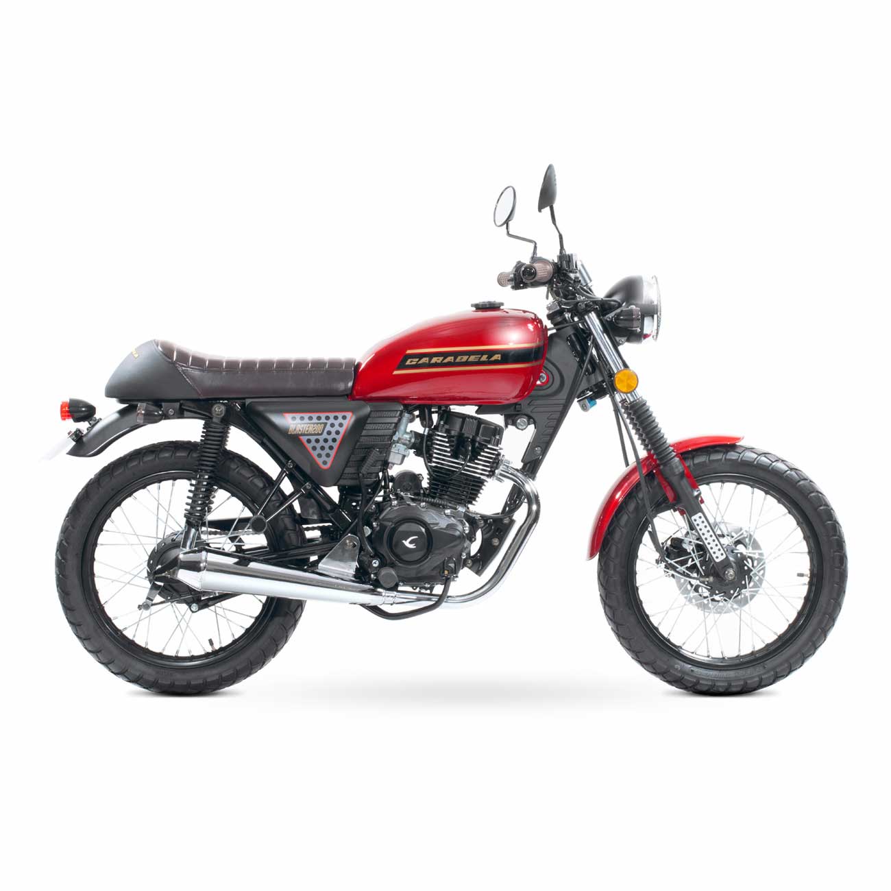 Motocicleta Blaster Roja 200 cc estándar 5 velocidades 2024 Carabela