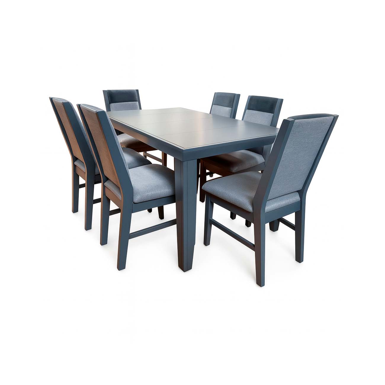 Comedor Frost de 6 sillas color gris