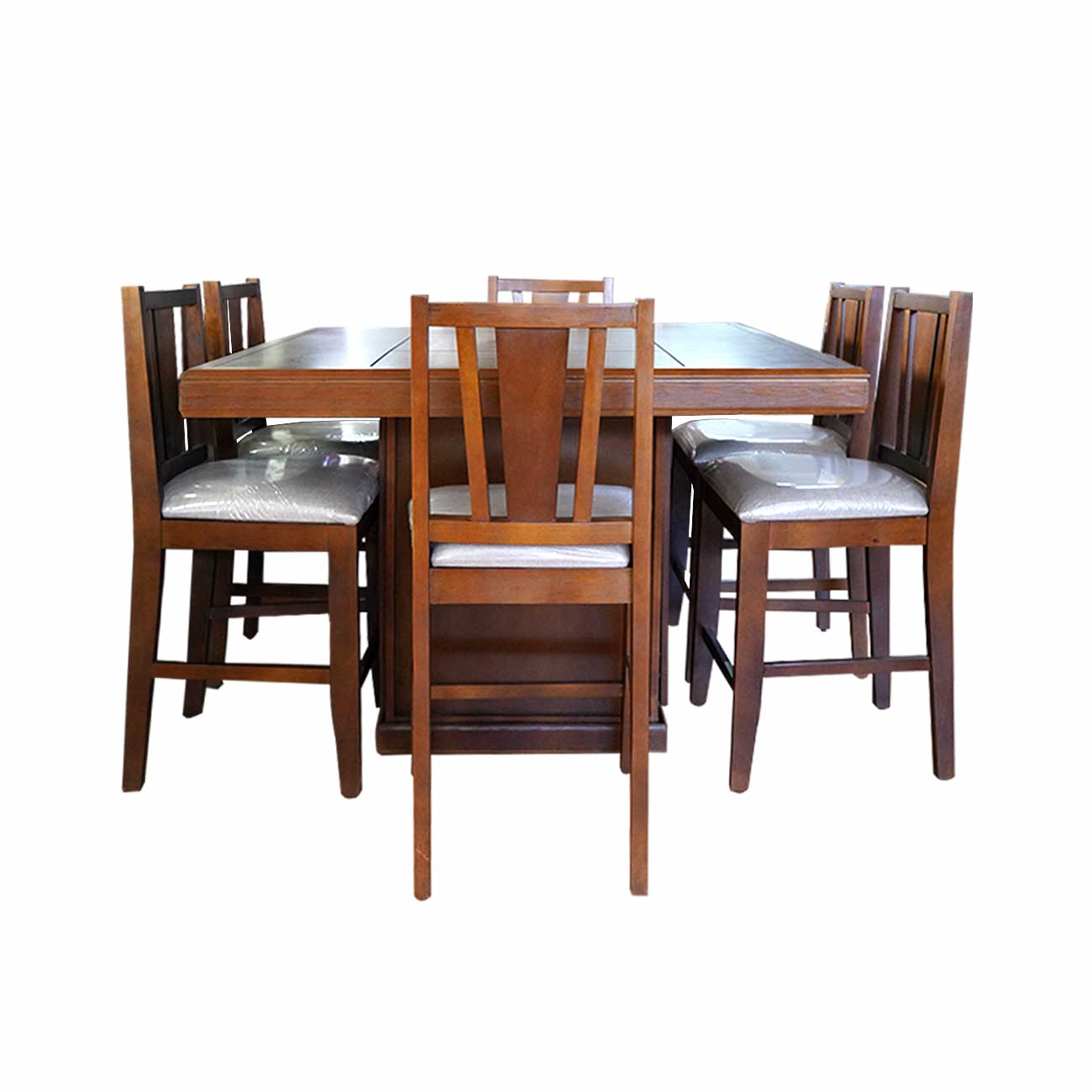 Comedor Texas de 6 sillas color whisky
