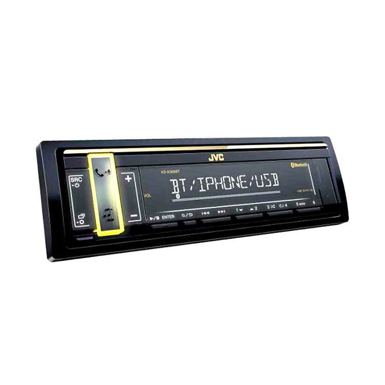 Autoestéreo JVC gold con 4 canales de salida de 50 watts