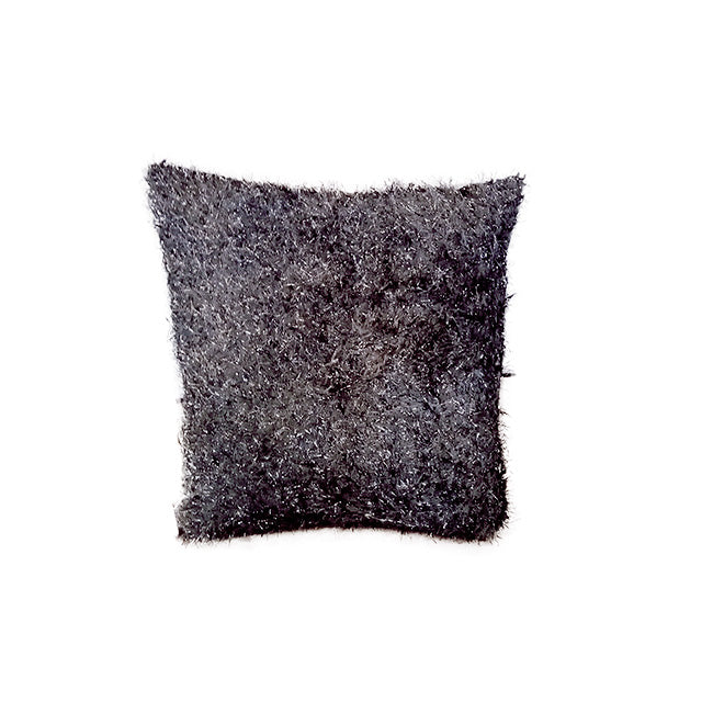 COJIN PELUZO NEGRO 50X50