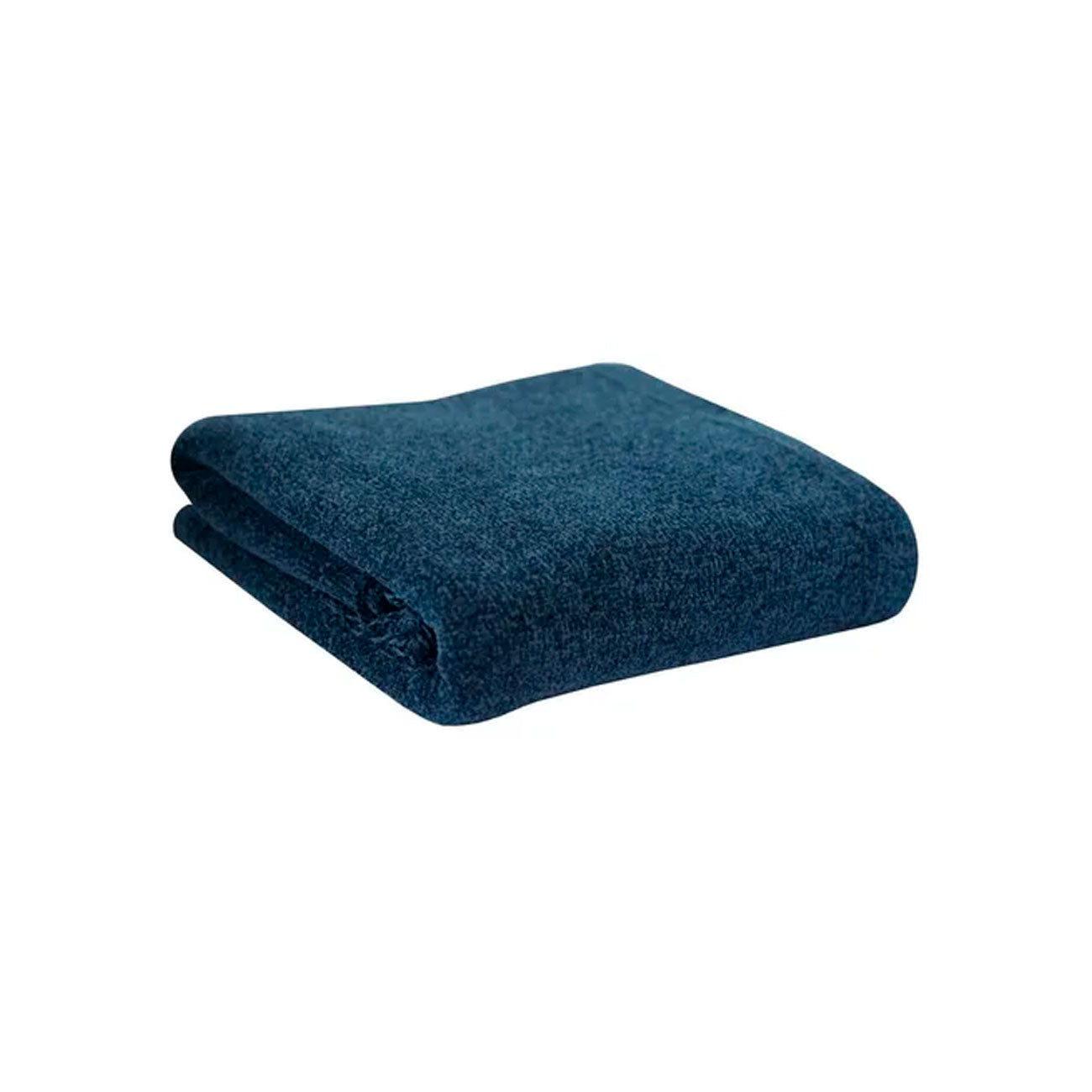 Frazada chenille azul marino