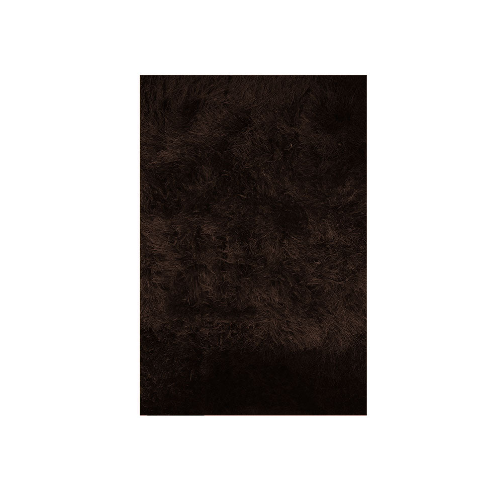 TAPETE SUPER VERVE PELUDO CHOCOLATE 1.60 M X 2.30 M