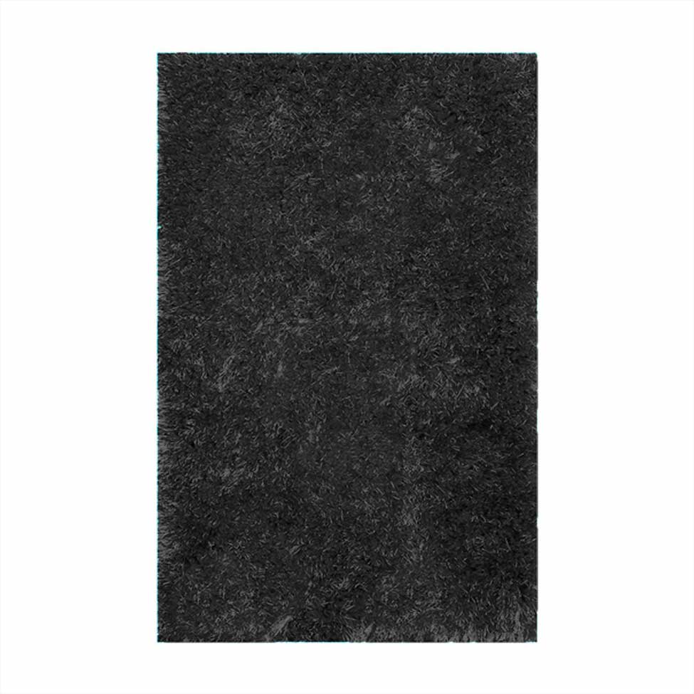 TAPETE SUPER VERVE PELUDO NEGRO 1.60 M X 2.30 M