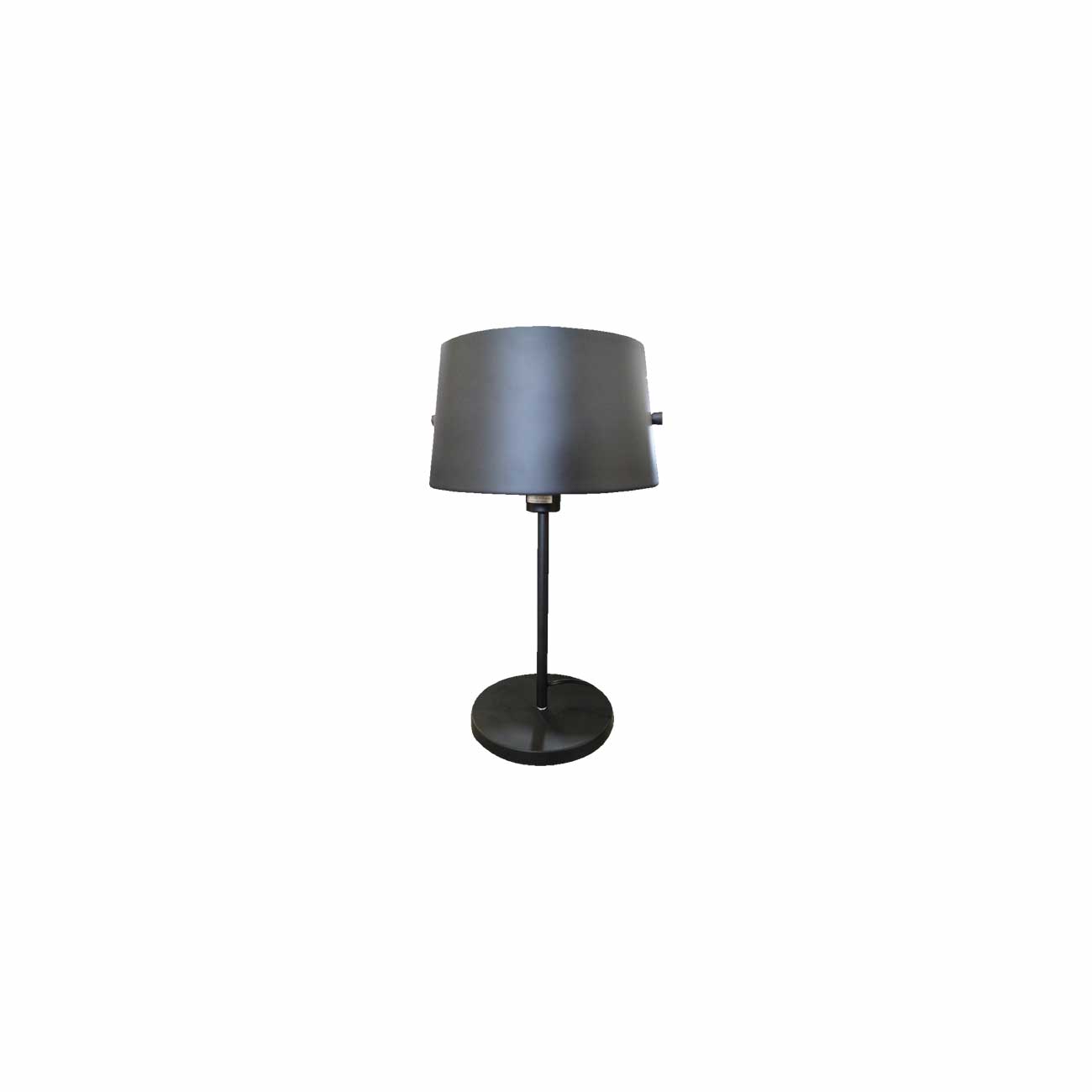 LAMPARA DE MESA COLOR NEGRO CON FOCO
