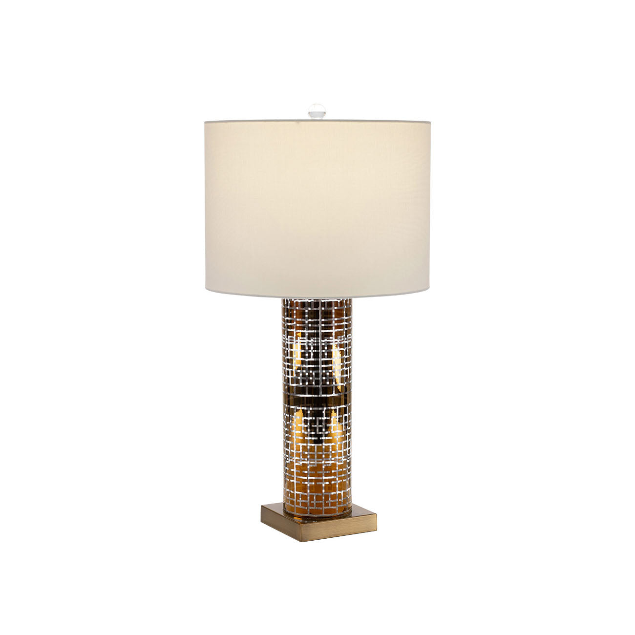 LAMPARA DE MESA COLOR COBRE