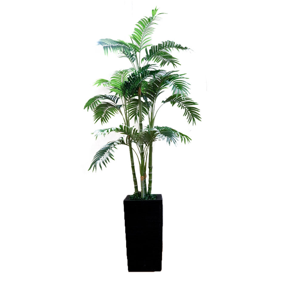 MACETA CON PLANTA PALMA GOLDEN DE 1.52 MTS ARTIFICIAL