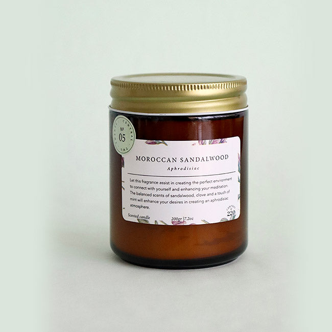 8.5 VELA MEDIANA (200gr) MOROCCAN SANDALWOOD