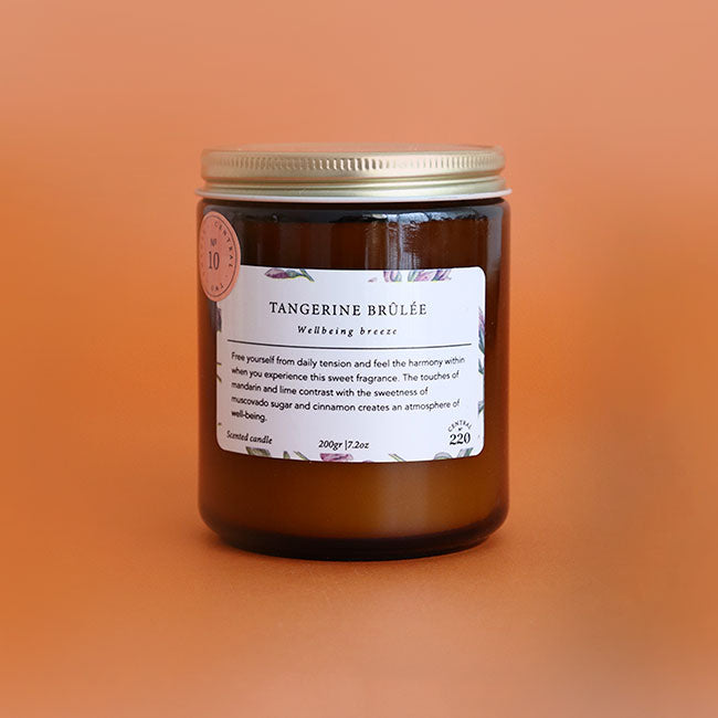 8.10 VELA MEDIANA (200gr) TANGERINE BRULEE