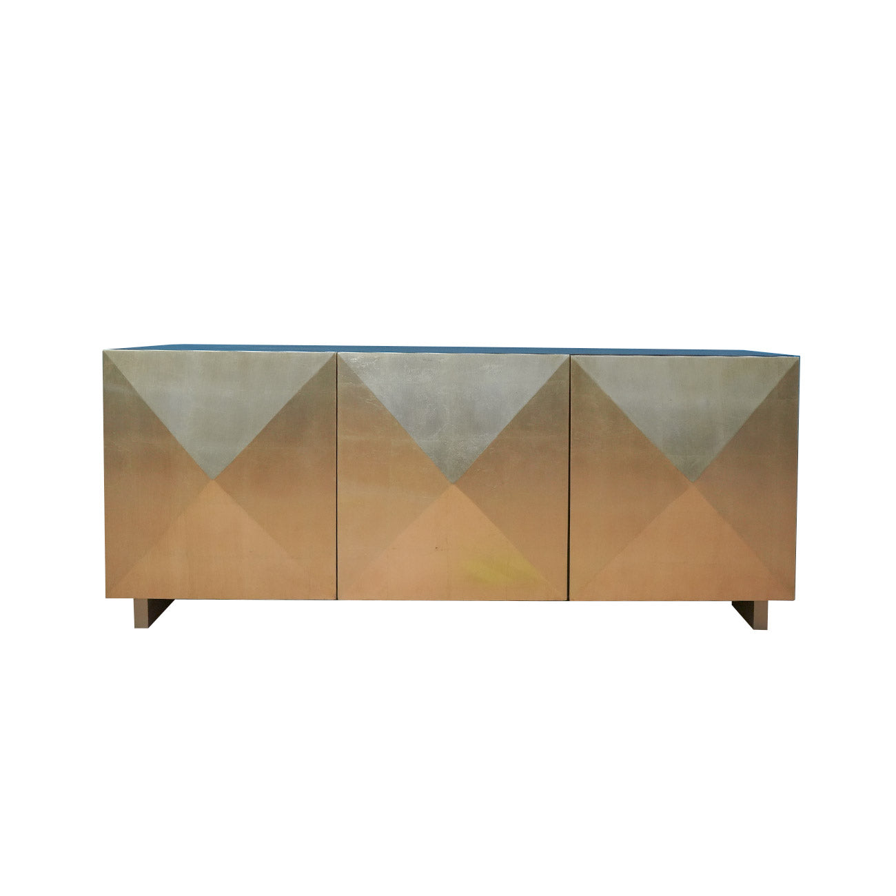 Credenza Diamante oro de 3 puertas