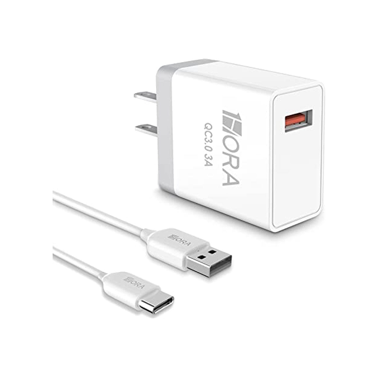 Turbo cargador tipo C 20W y cable IPH
