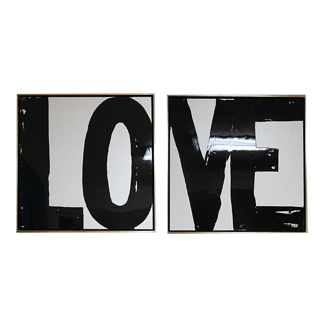 Cuadro Love set de 2