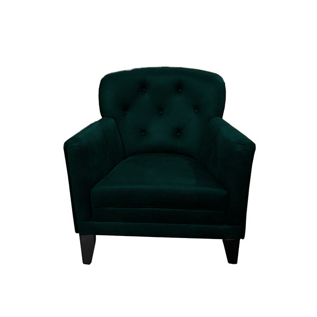 Sillón Cedro Scruba verde/azúl