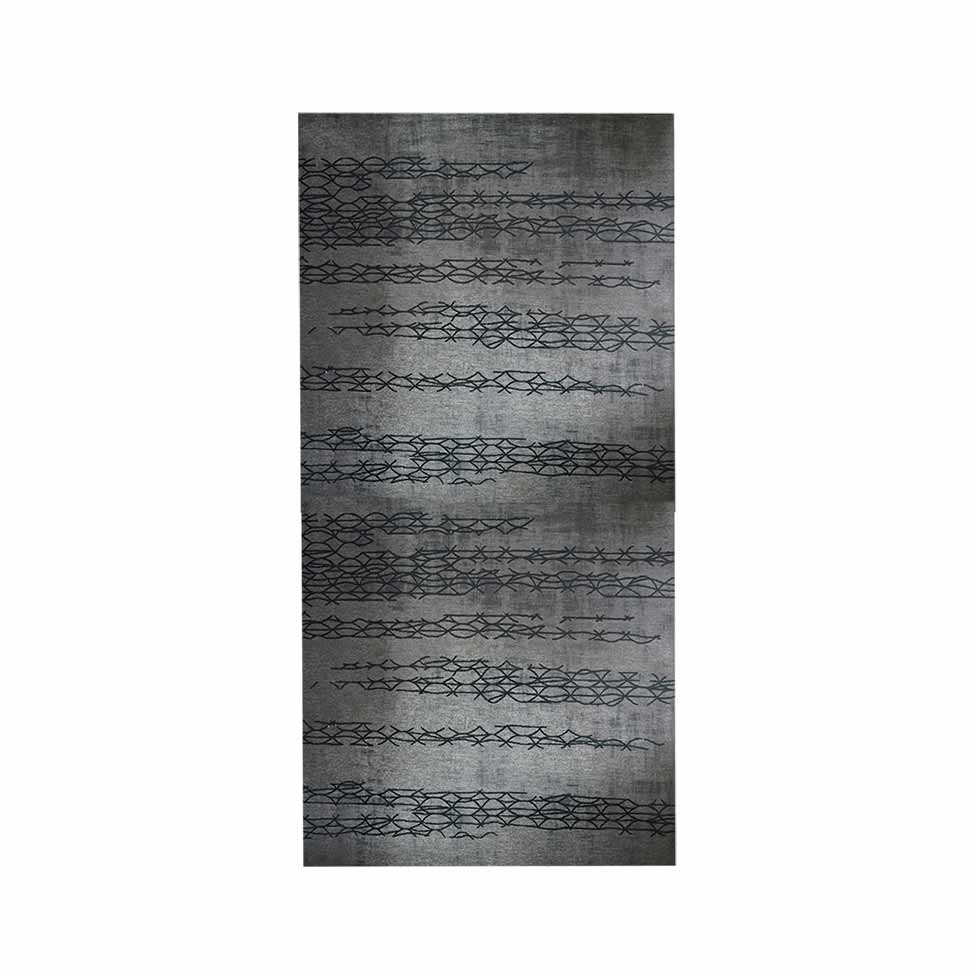 TAPETE T. WIRE 1.60 X 2.30 SILVER