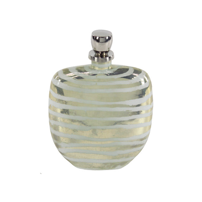 BOTELLA DECORATIVA PLATA
