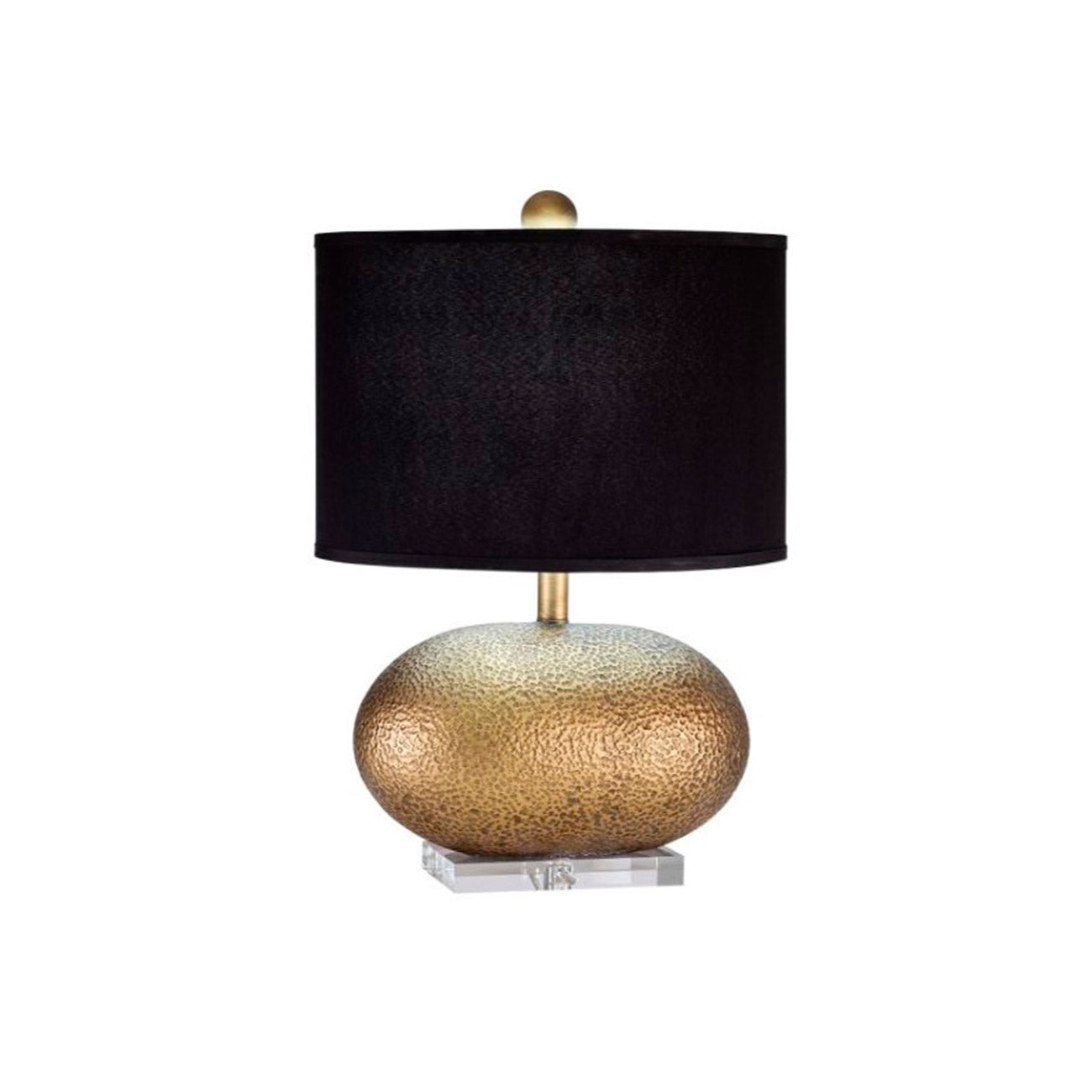 Lampara de Mesa en tonalidad oro manchado