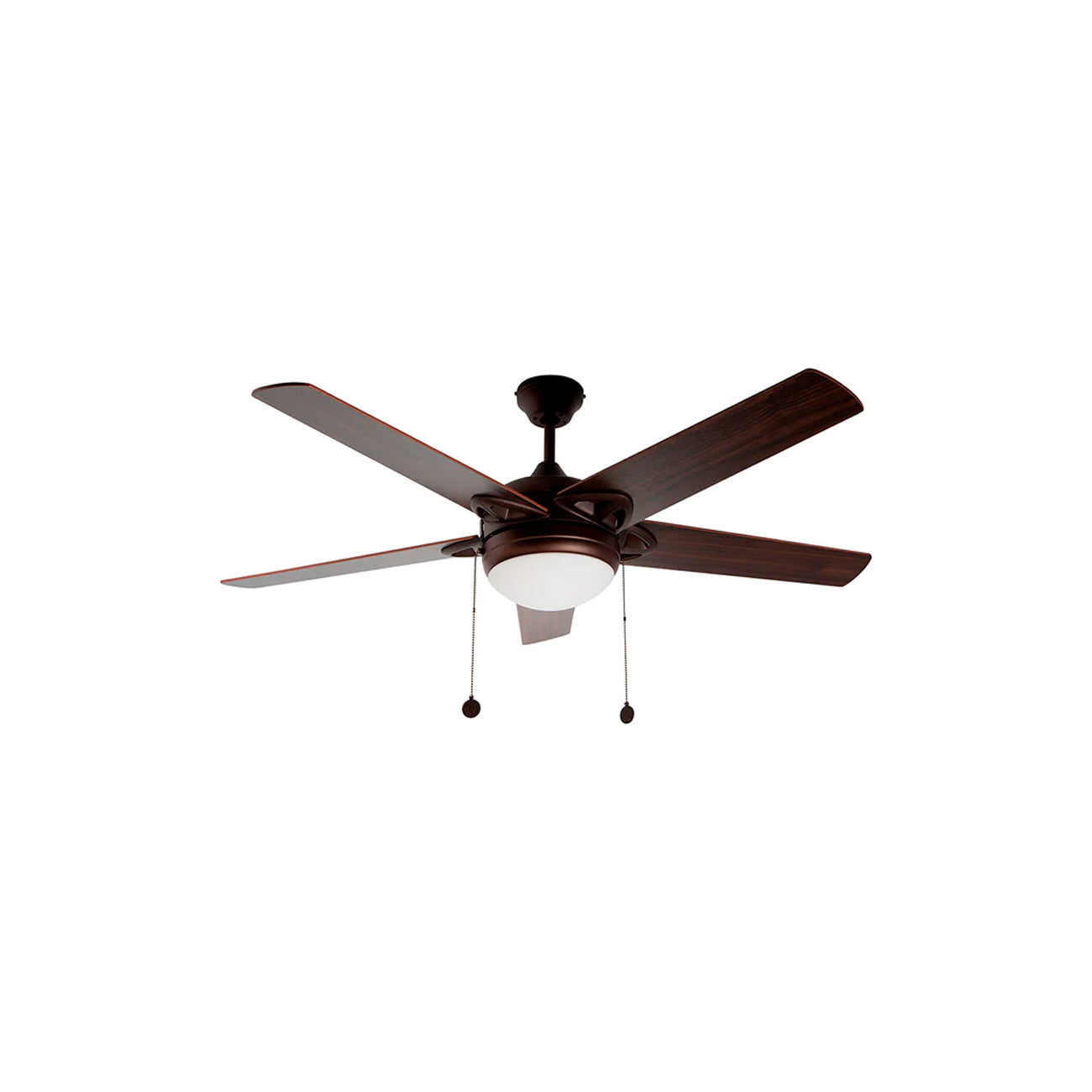 Ventilador de Techo 52" 5 Aspas 1L E27 120v con Control de cadena.