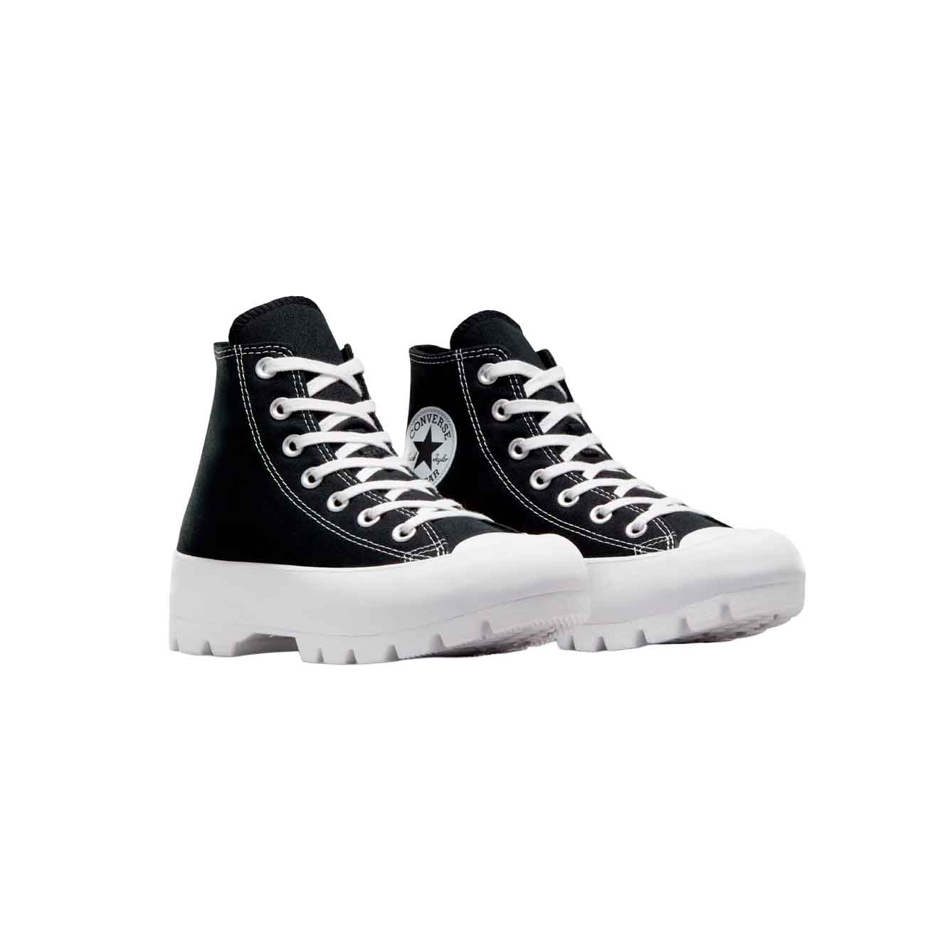 TENIS CONVERSE BOTA NEGRO/BLANCO ALTO #4