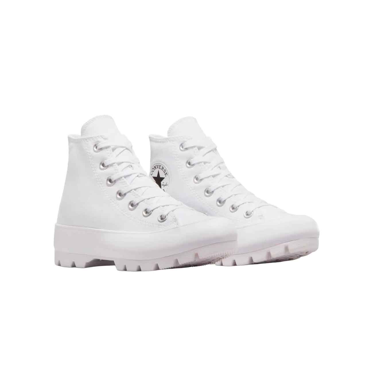 TENIS CONVERSE BOTA BLANCO ALTOS #3.5