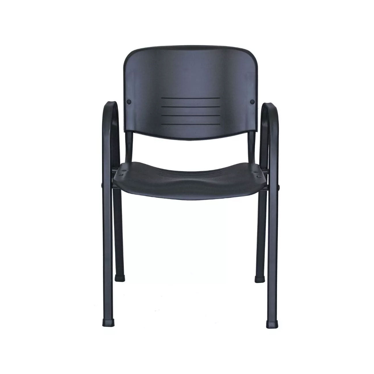 SILLA DE  DE VISITA SIN DESCANZABRAZOS EN COLOR NEGRO