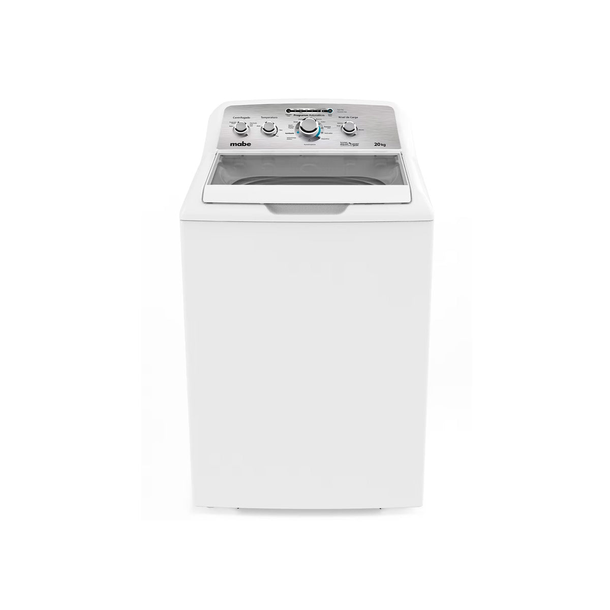 Lavadora mabe 20 kgs blanca agitador aqua saver green