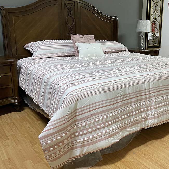 SET EDREDÓN KING SIZE DE 5 PIEZAS VARIOS COLORES