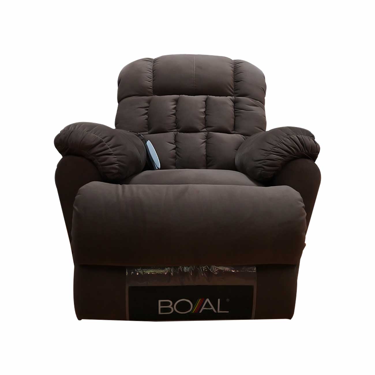 Reclinable Nexus color chocolate electrico con elevador y masaje