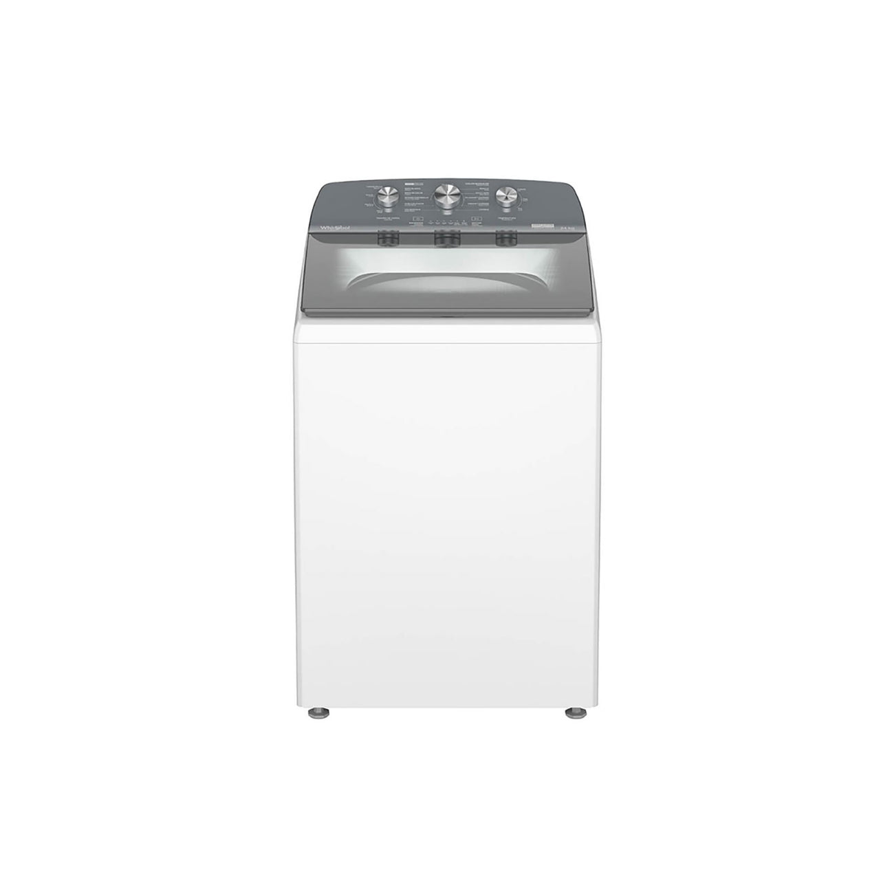 LAVADORA WHIRLPOOL 24 KGS 12 CICLOS BLANCA TAPA DE VIDRIO TEMPLADO EDGE