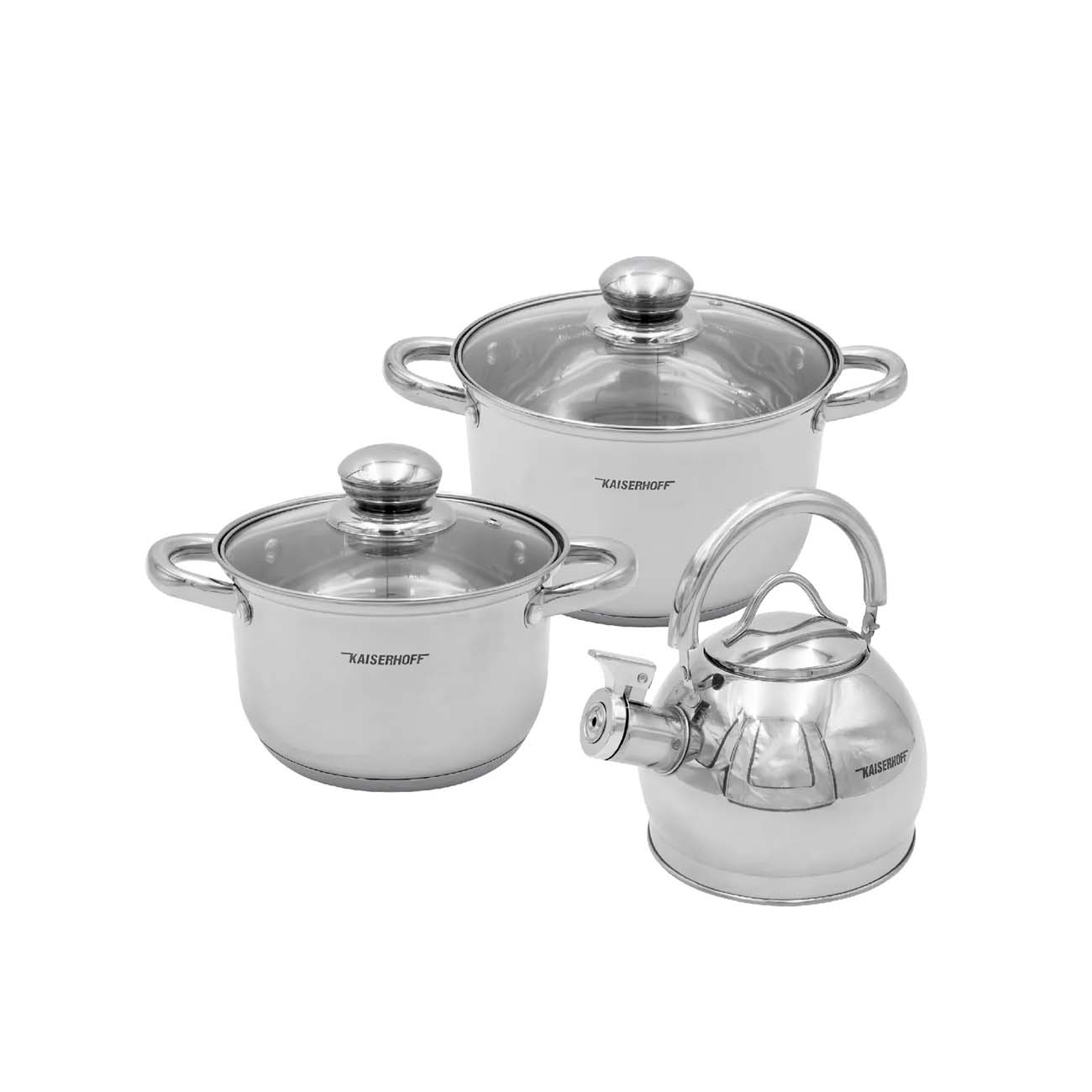 SET DE 6 PIEZAS CON TETERA DE ACERO