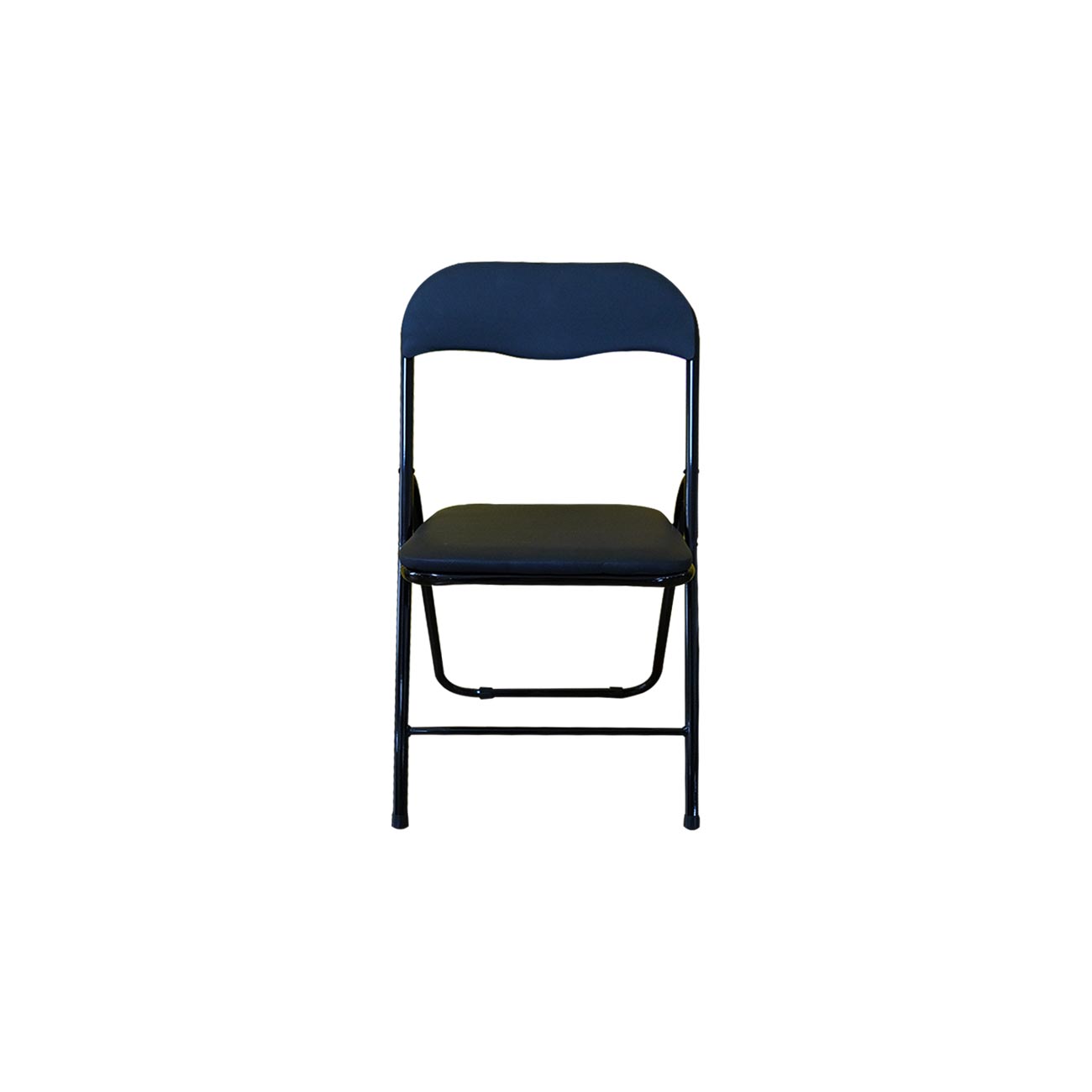 SILLA PLEGABLE REFORZADA EN COLOR NEGRO
